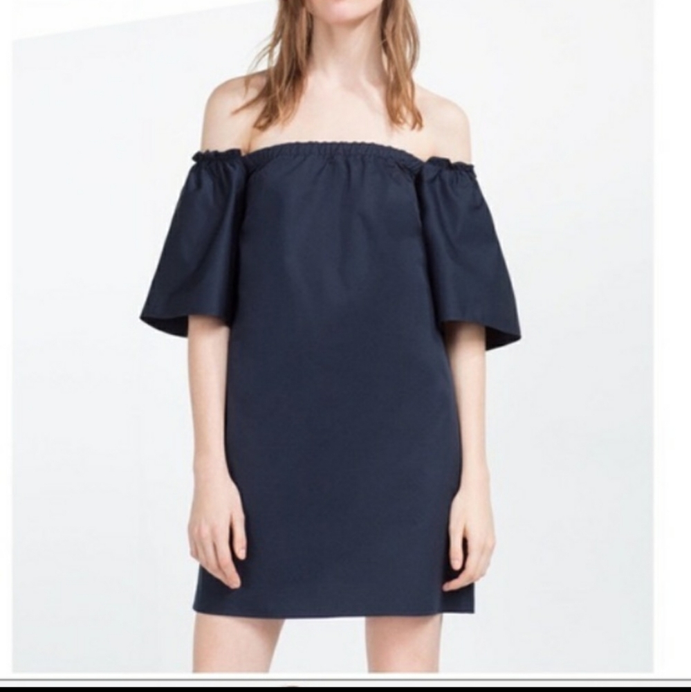 Zara off the shoulder summer dress - Picture 2 of 4